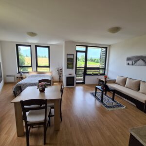 Spacious, bright apartment in Aspen Valley Complex with frontal views of Pirin